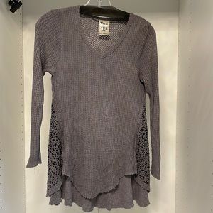 Angel studded long sleeve top